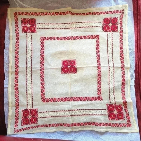 Vintage Wool Head Scarf - Picture 6 of 9